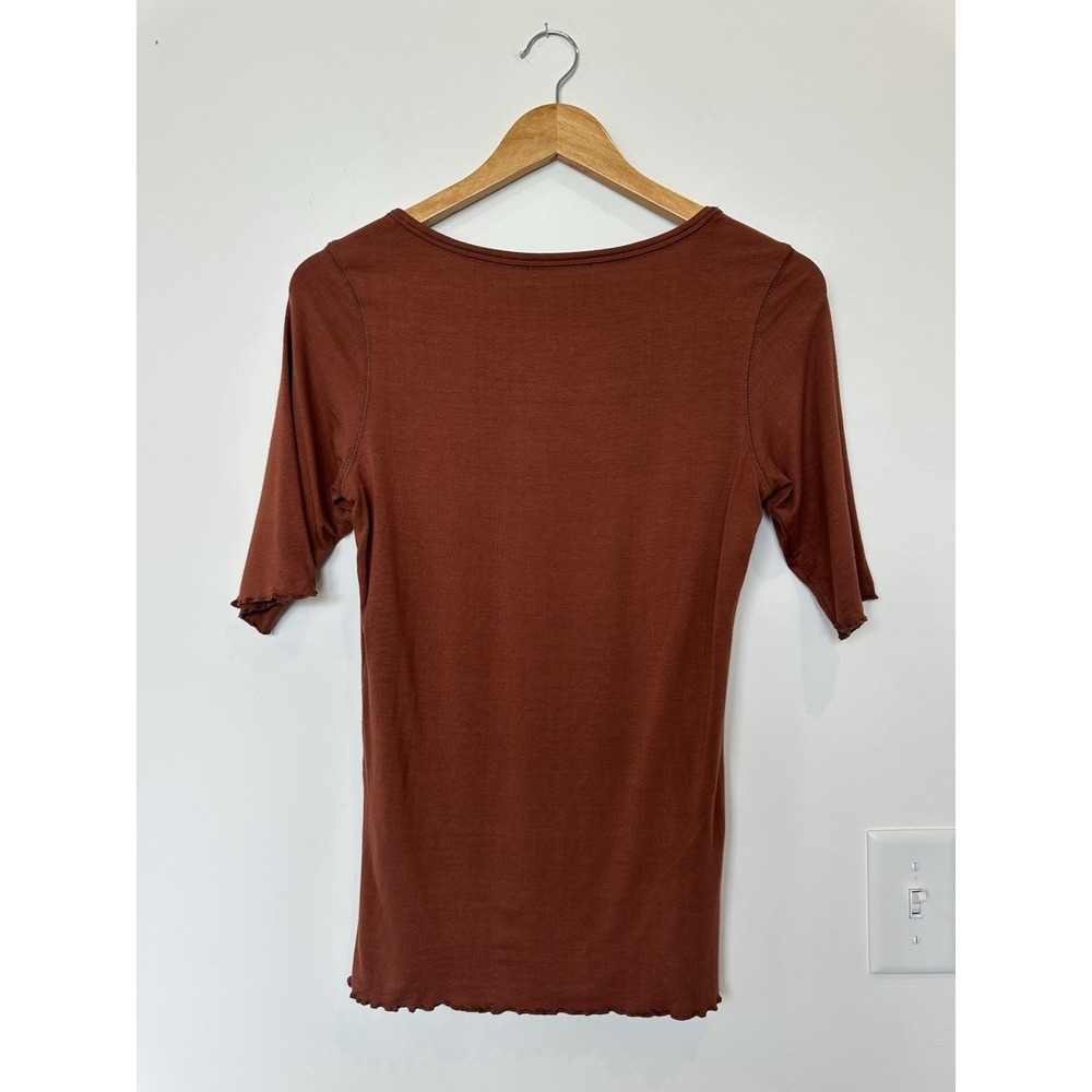 Indigo Thread Co Womens Medium Fitting Brown Elbo… - image 2